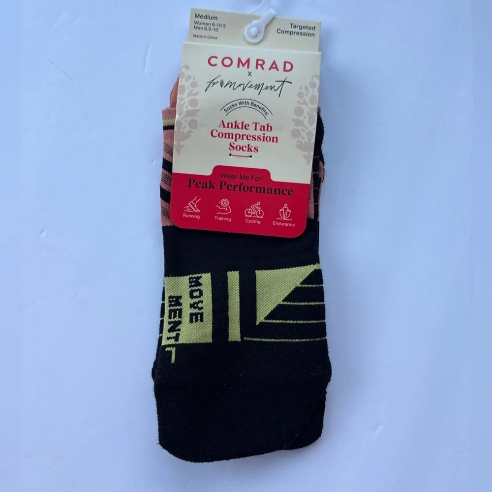NWT Free People FP Movement x Comrad Ankle Tab Socks Size Medium
